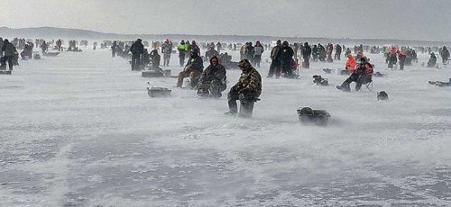 ice fishing