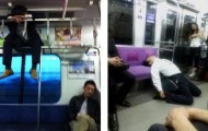 Crazy people in public transport