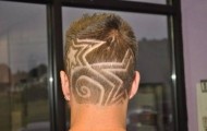 Unusual shaved on heads