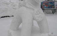 The annual festival snow sculptures of Siberia 2014