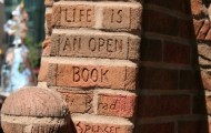 Stunning sculpture of bricks from Brad Spencer