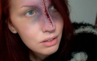 Master in frightening makeup and creepy impersonations by Sandra Holmbom