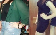 Happy girls who were able to lose weight
