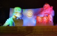Giant sculpture Sapporo Snow Festival 2014