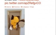 Olympic athlete stuck in the bathroom