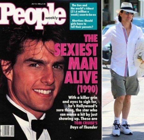 then and now celebrities