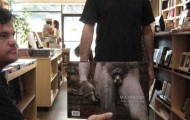 Bookseller invented a fun way to entertain himself  at work
