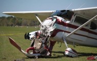 Skydiver collides with an airplane
