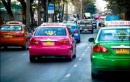 Colorful Bangkok taxi