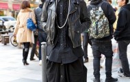 Crazy fashion on the streets of Tokyo.