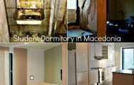 Student residence in Macedonia, whose interior is reminiscent of horror