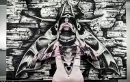 You see a woman on this picture of a moth?