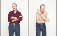 Tattooed people in clothes and without it, in the photos of Spencer Kovats