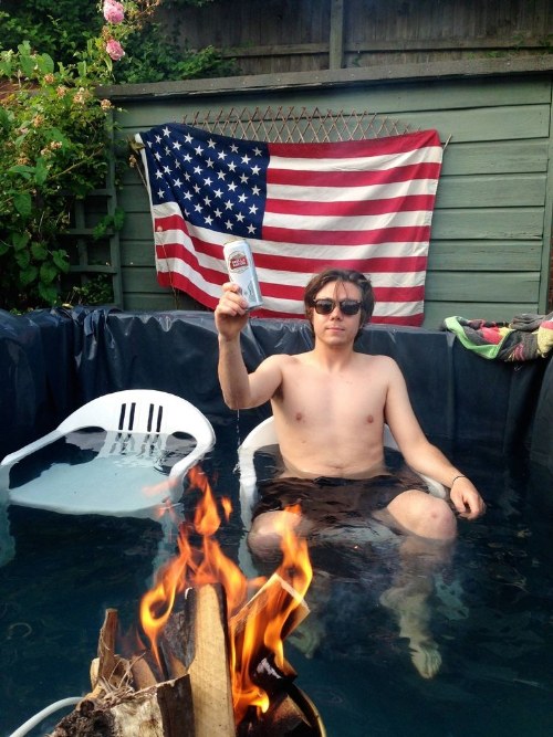 jacuzzi yard homemade
