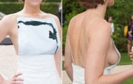 Jennifer Lawrence showed all her breast for Dior fashion show in Paris