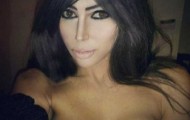 Crazy fan turned herself into a replica of Kim Kardashian