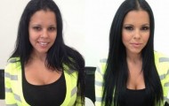 Photos of famous models before and after makeup
