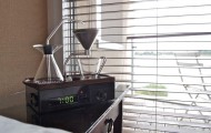 Alarm clock that will wake up with coffee