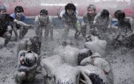 Mud Festival on Daecheon Boreong beach