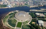 Construction of the stadium “Zenit Arena”